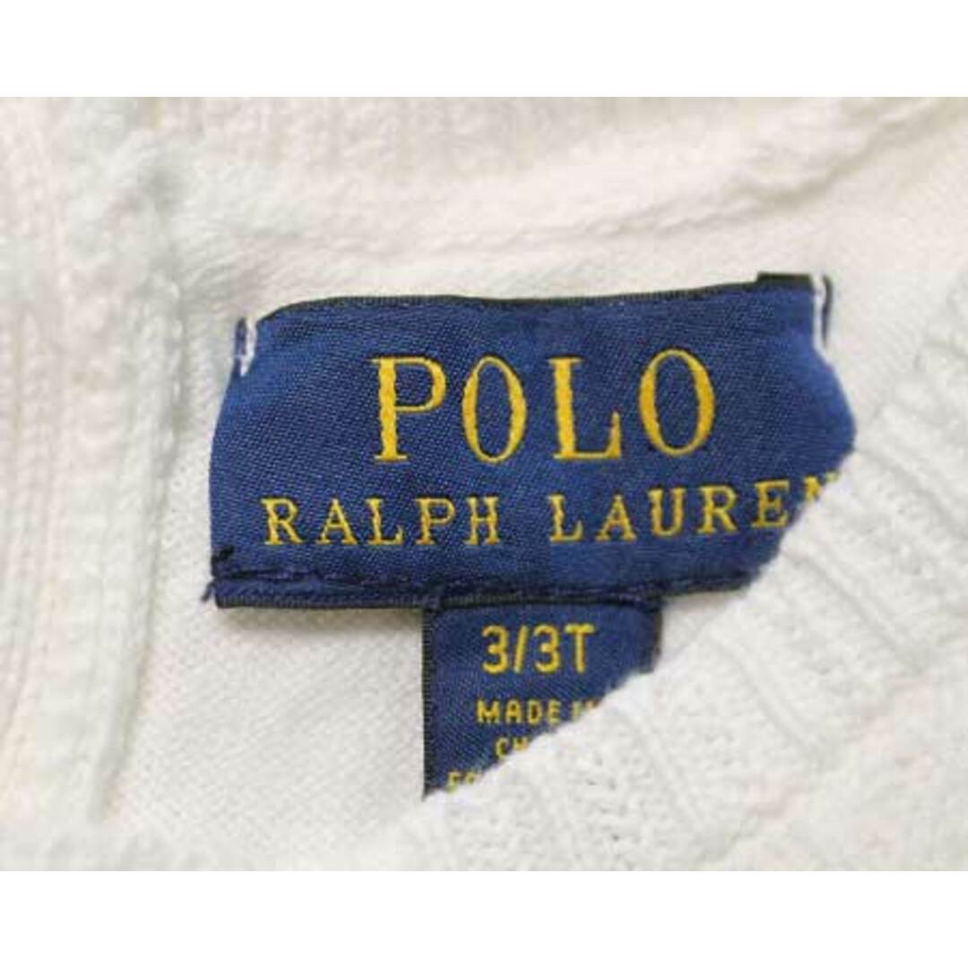 Ralph Lauren(ラルフローレン)の【夏物 新入荷!】〓ラルフローレン/Ralph Lauren〓100cm 半袖ワンピース 白【中古】 子供服 キッズ kids  女の子  春夏 onepi 415042 キッズ/ベビー/マタニティのベビー服(~85cm)(ワンピース)の商品写真