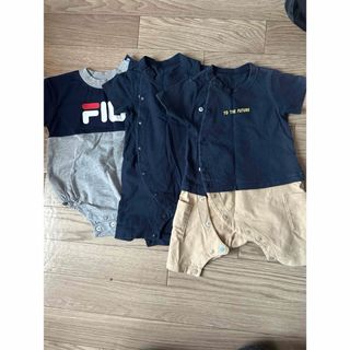 フィラ(FILA)の男の子ロンパース 60.70サイズ　FILA GU(ロンパース)