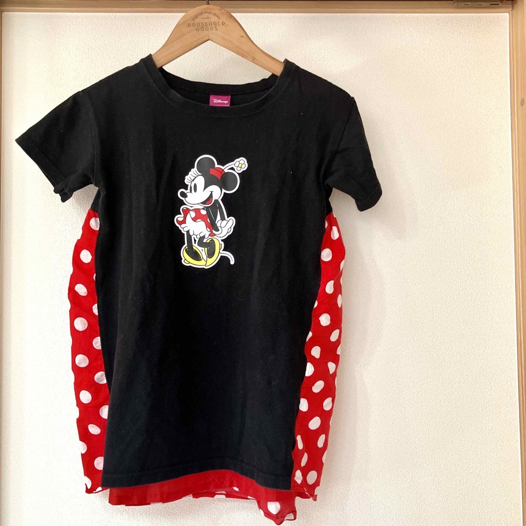 Disney(ディズニー)のディズニー　ミニーちゃん　チュニック　Tシャツ　120㎝ キッズ/ベビー/マタニティのキッズ服女の子用(90cm~)(Tシャツ/カットソー)の商品写真