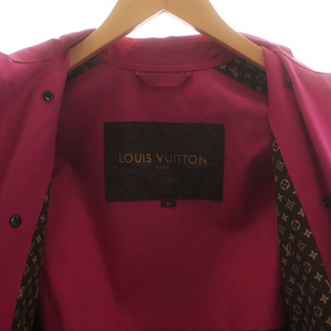 LOUIS VUITTON(ルイヴィトン)のルイヴィトン マッキントッシュ トレンチコート ゴム引き 裏地モノグラム 34 レディースのジャケット/アウター(トレンチコート)の商品写真