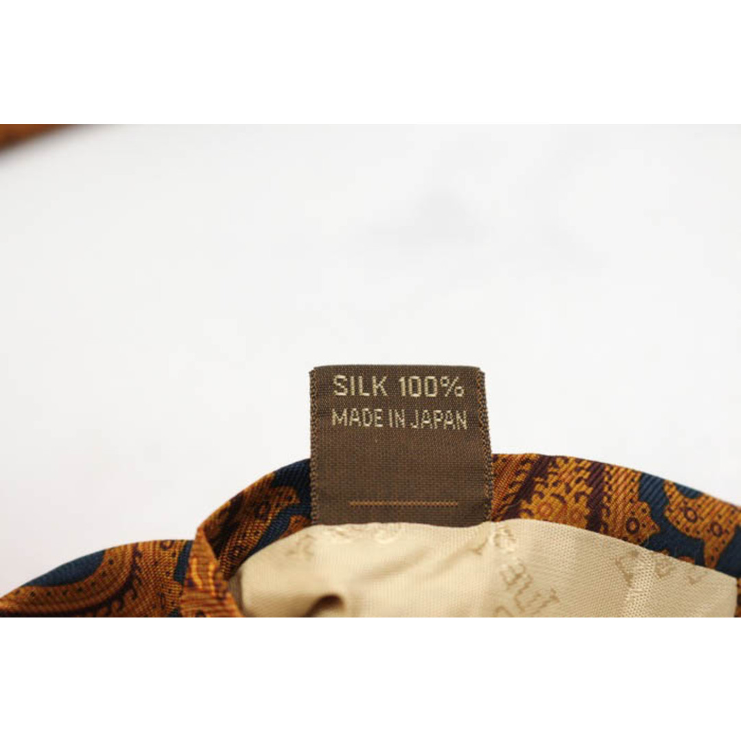 Paul Stuart(ポールスチュアート)のポールスチュアート ブランド ネクタイ 総柄 ペイズリー シルク 日本製 PO  メンズ ネイビー PAUL STUART メンズのファッション小物(ネクタイ)の商品写真