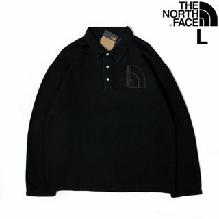 THE NORTH FACE - ノースフェイス W ラガーシャツ ガーメントダイ US限定(L)黒 181130