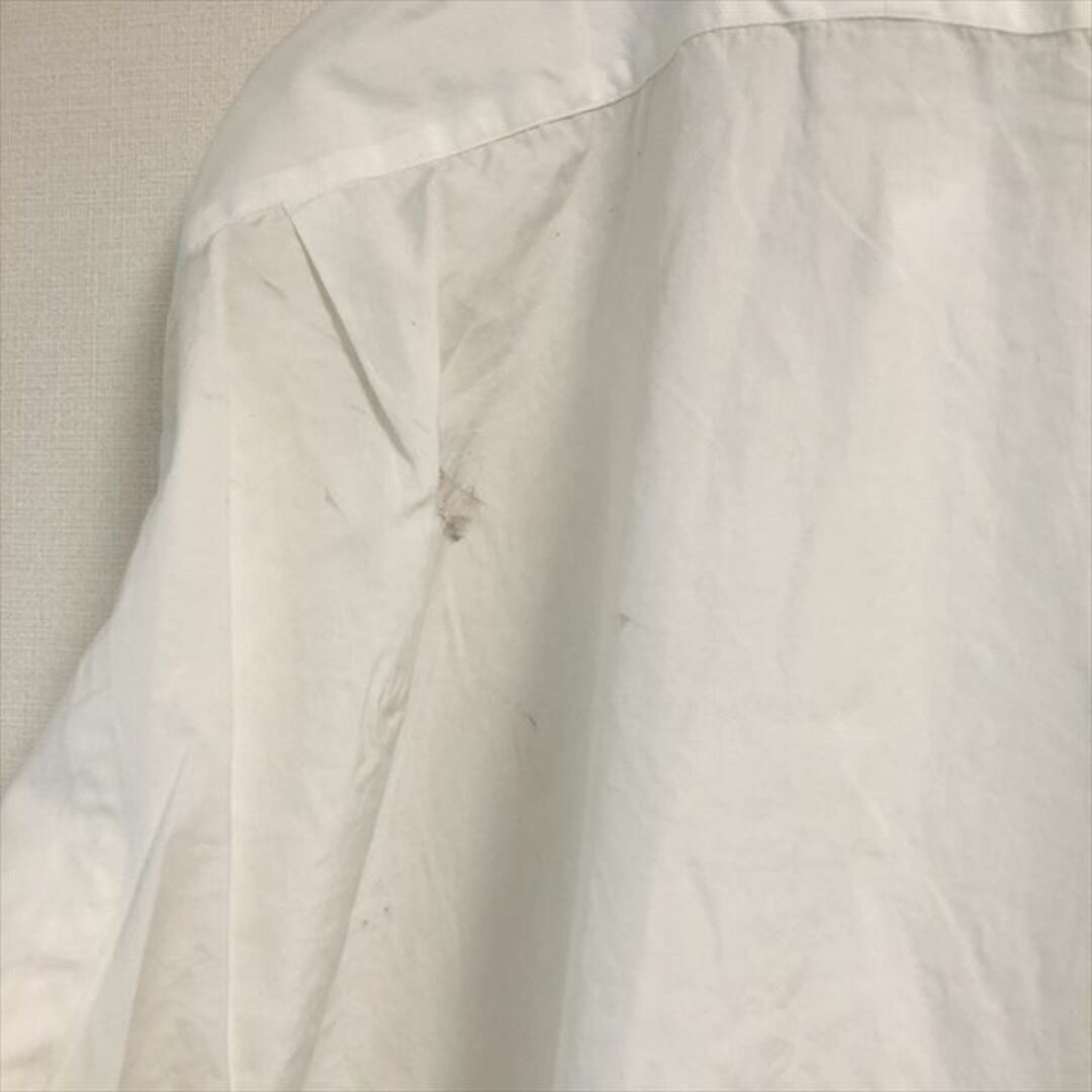 POLO RALPH LAUREN(ポロラルフローレン)の90s 古着 ポロラルフローレン 長袖シャツ 白シャツ ゆるダボ L  メンズのトップス(シャツ)の商品写真