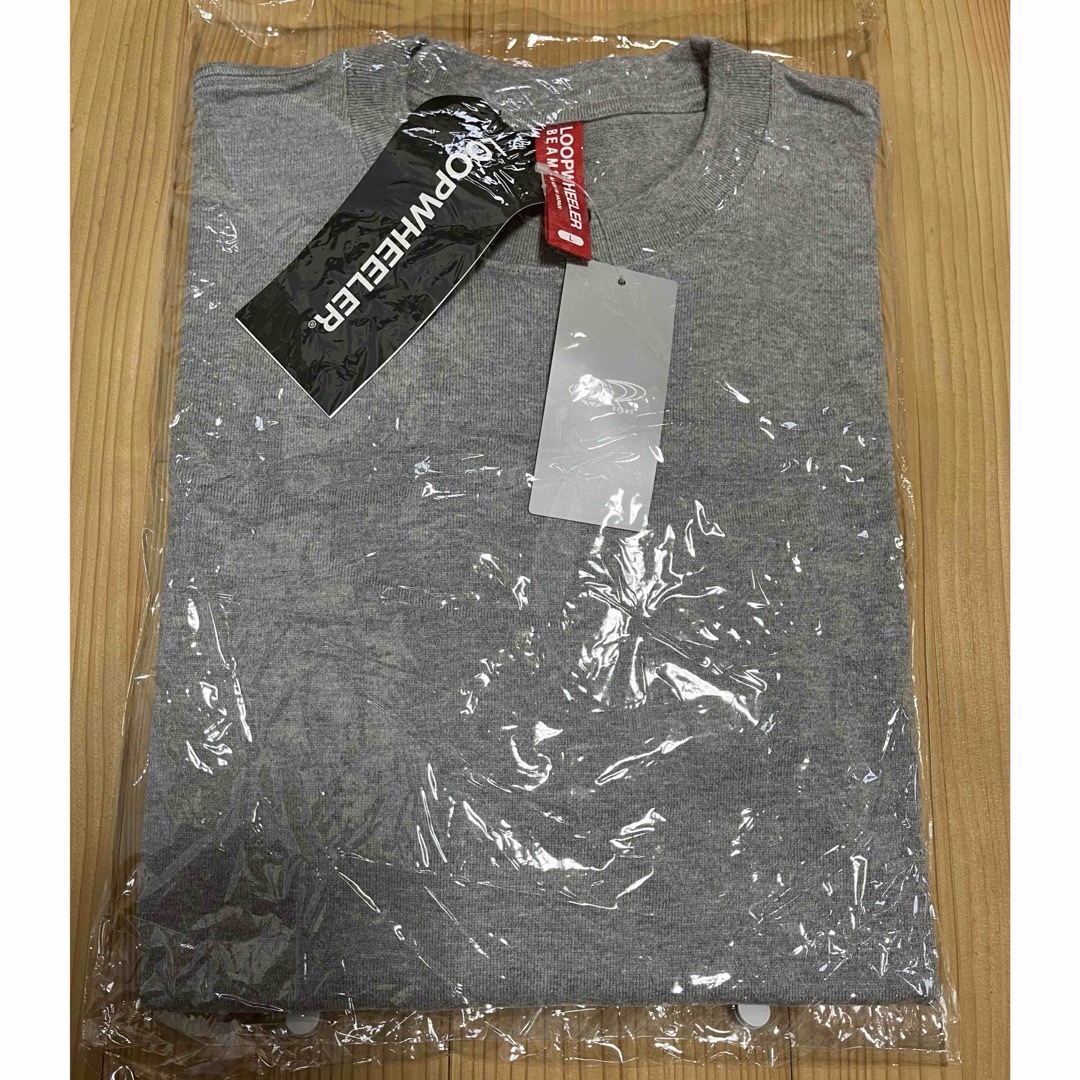 LOOPWHEELER(ループウィラー)のLOOPWHEELER × BEAMS JAPAN 別注 ルーズ  Tシャツ L メンズのトップス(Tシャツ/カットソー(半袖/袖なし))の商品写真