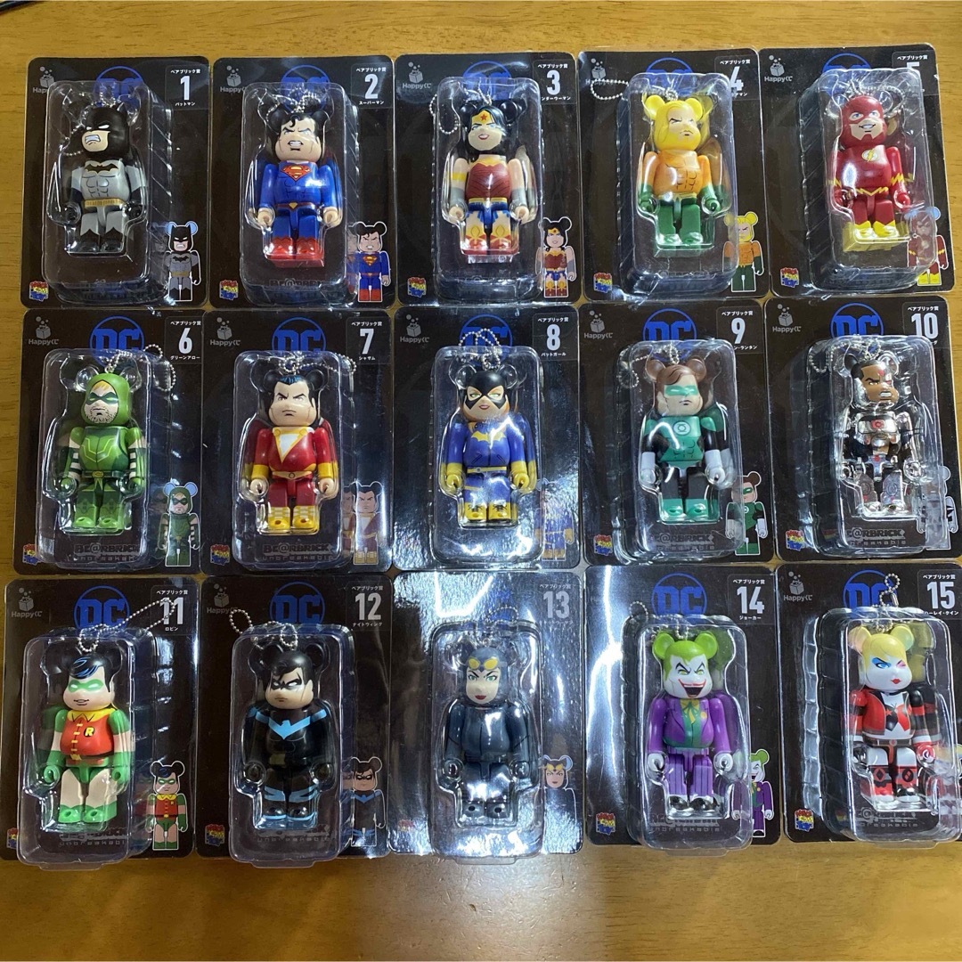 BE@RBRICK(ベアブリック)のステイシー様専用 DC BE@RBRICK ベアブリック 15個 フルコンプ エンタメ/ホビーのフィギュア(アメコミ)の商品写真