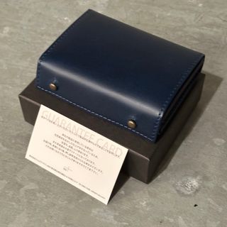 エムピウ(m+)の【新品】 エムピウ millefoglieⅡ P25  ミッレフォッリエ ブルー(折り財布)