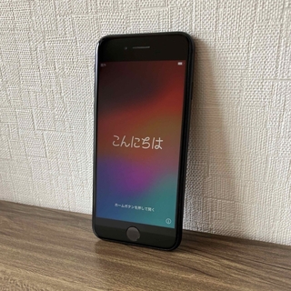 アップル(Apple)のiPhone SE2  ブラック 64GB(スマートフォン本体)