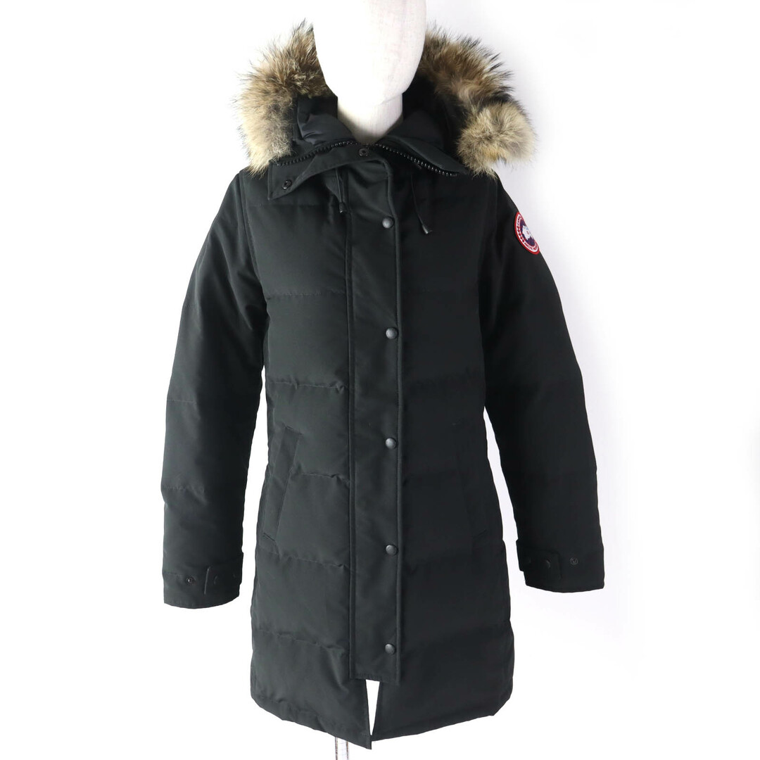 CANADA GOOSE(カナダグース)の美品△CANADA GOOSE カナダグース 2302JL MACKENZIE マッケンジー ファー・フード付 ダウンコート ブラック M カナダ製 国内正規品 レディース レディースのジャケット/アウター(ダウンコート)の商品写真