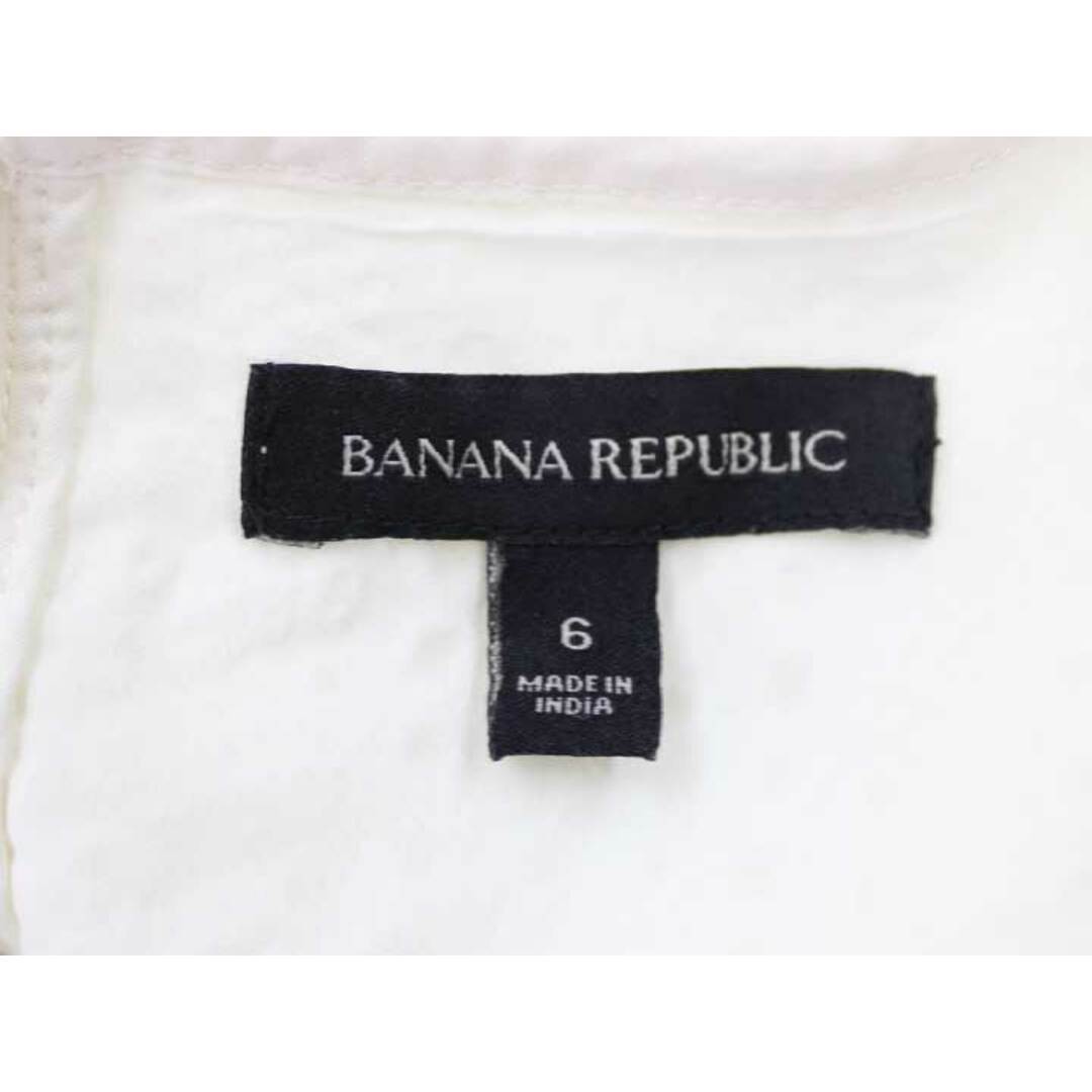 Banana Republic(バナナリパブリック)の【夏物 新入荷】★Banana Republic/バナナリパブリック★レースワンピース/かわいい/カジュアル/ワンピース/ミディ丈/半袖 アイボリー/生成 レディース 6【中古】夏 315042 レディースのワンピース(その他)の商品写真