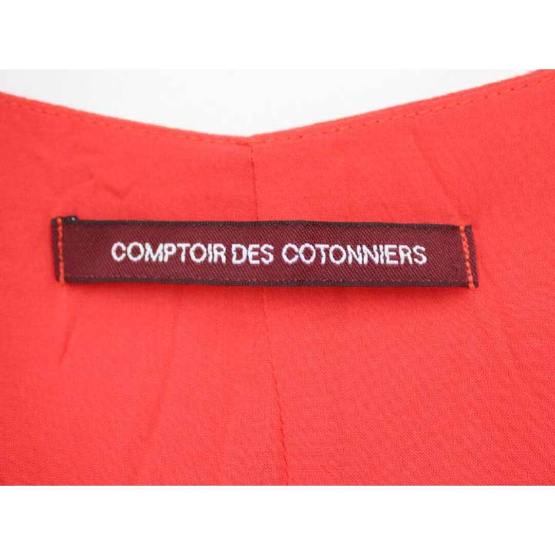 Comptoir des cotonniers(コントワーデコトニエ)の【夏物 新入荷】★Comptoir des cotonniers/コントワーデコトニエ★ノースリーブワンピース/かわいい/カジュアル/ワンピース/ミディ丈/ノースリーブ レッド/赤 レディース 【中古】夏 315042 レディースのワンピース(その他)の商品写真