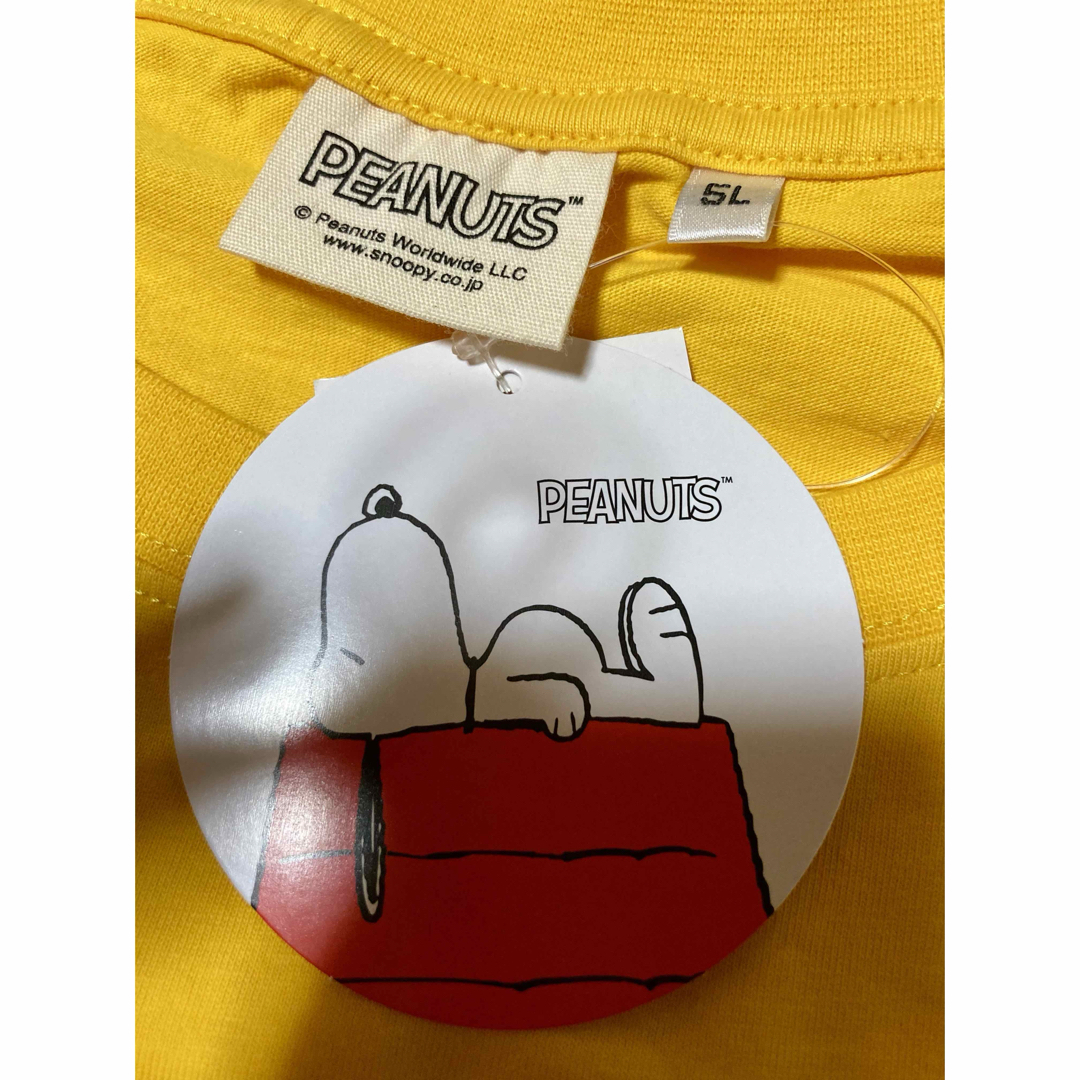 PEANUTS(ピーナッツ)のウッドストック 半袖Tシャツ メンズ大きいサイズ 5L(小さめ)  メンズのトップス(Tシャツ/カットソー(半袖/袖なし))の商品写真