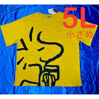 ピーナッツ(PEANUTS)のウッドストック 半袖Tシャツ メンズ大きいサイズ 5L(小さめ) (Tシャツ/カットソー(半袖/袖なし))