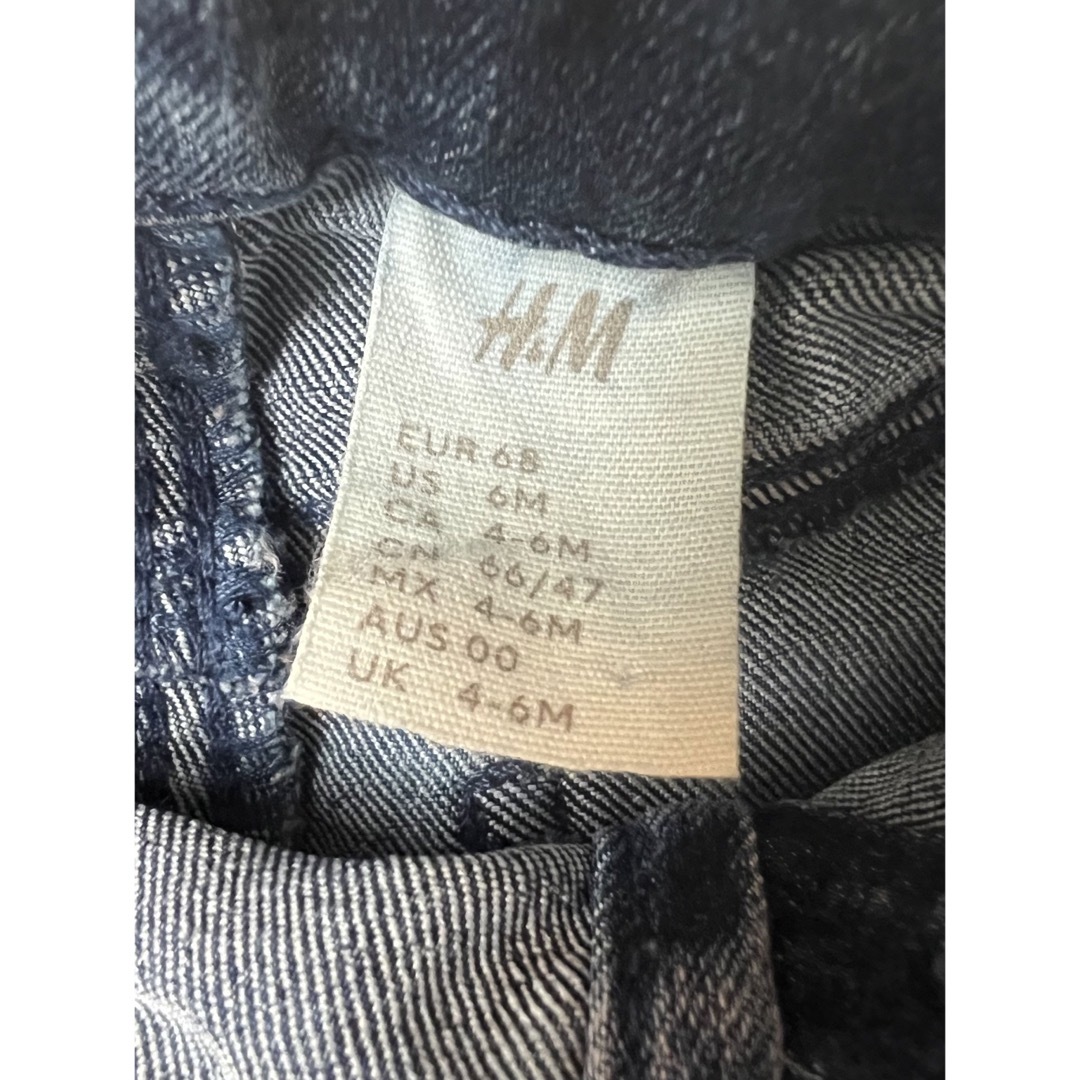 H&M(エイチアンドエム)のH＆M  デニムパンツ キッズ/ベビー/マタニティのベビー服(~85cm)(パンツ)の商品写真