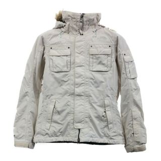 ザノースフェイス(THE NORTH FACE)のTHE NORTH FACE ノースフェイス 中綿 マウンテンパーカー アウトドア ホワイト (レディース M) 中古 古着 Q6531(その他)