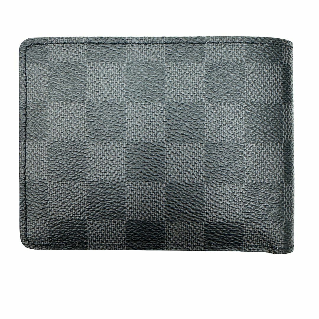 LOUIS VUITTON(ルイヴィトン)のLOUIS VUITTON ルイ ヴィトン ポルトフォイユ ミュルティプル N63183 RI2143 ダミエ グラフィット 二つ折り財布 折り財布 財布 メンズ メンズのファッション小物(折り財布)の商品写真