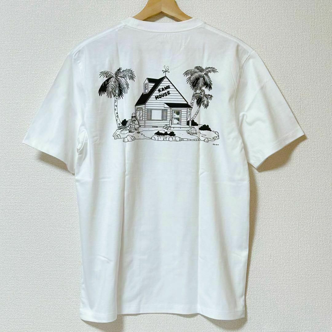 Design Tshirts Store graniph(グラニフ)のグラニフ　悟空とチチの出会い　ドラゴンボールコラボ Tシャツ　Lサイズ　２ メンズのトップス(Tシャツ/カットソー(半袖/袖なし))の商品写真