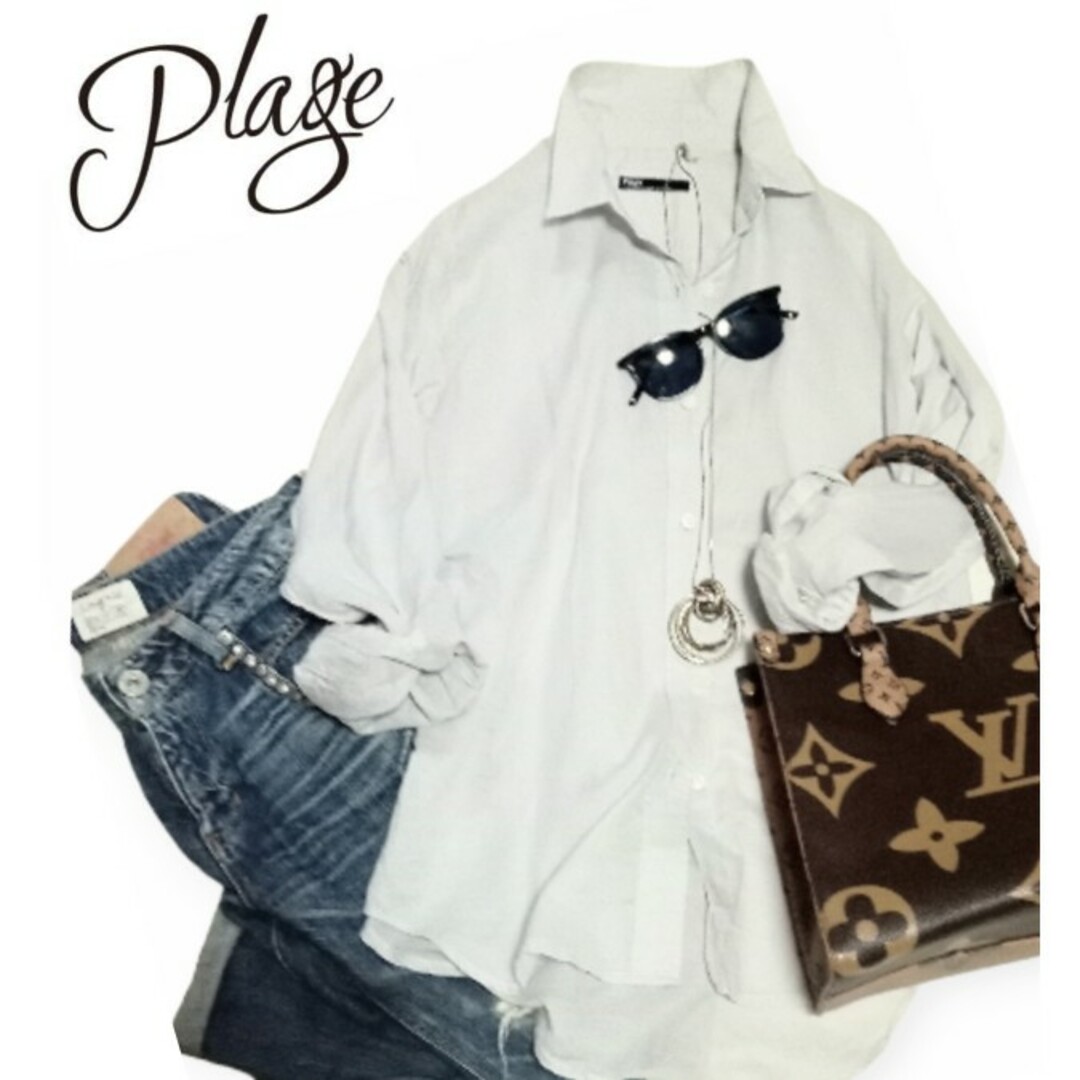 Plage(プラージュ)の❤Plage✨エアリーロングスリーブシャツ レディースのトップス(シャツ/ブラウス(長袖/七分))の商品写真
