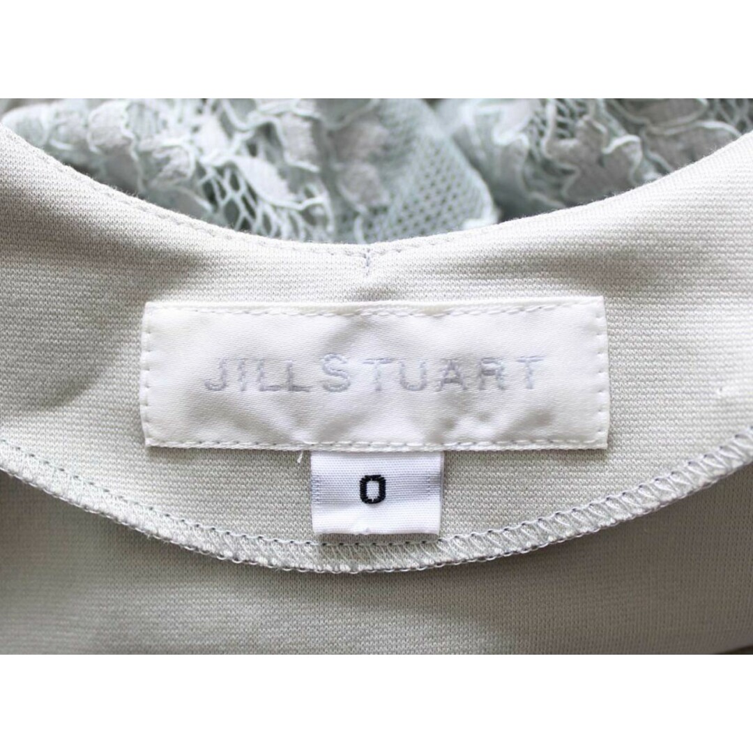 JILLSTUART(ジルスチュアート)の【夏物 新入荷】●JILL STUART/ジルスチュアート●マイラAラインワンピース/半袖/膝丈/ラウンドネック ライトグリーン/緑 レディース 0【中古】夏 onepi 415042 レディースのワンピース(その他)の商品写真