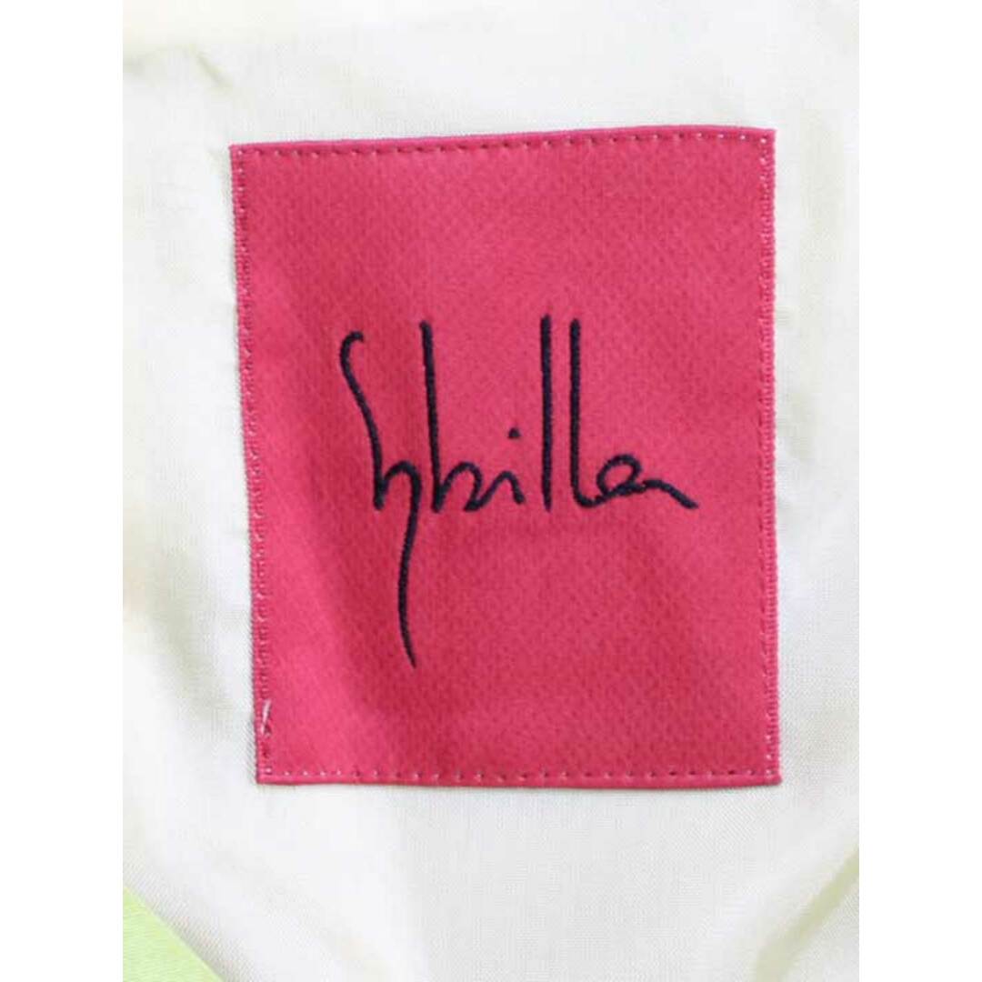 Sybilla(シビラ)の【夏物新入荷】Sybilla/シビラ■ノースリーブワンピース/ノースリーブ/ミディ丈 ライムグリーン レディース M【中古】夏 onepi 805042 レディースのワンピース(その他)の商品写真