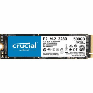 Crucial 3D NAND NVMe PCIe M.2 SSD Up to (PCパーツ)