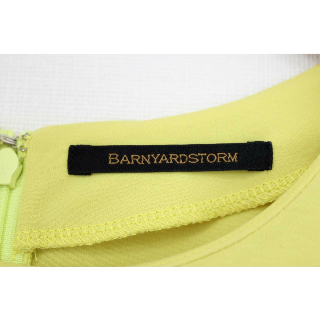 BARNYARDSTORM(バンヤードストーム)の【夏物 新入荷】●BARNYARDSTORM/バンヤードストーム●ノースリーブカットソーワンピース/クルーネック/膝上丈 イエロー/黄色 レディース 0【中古】夏 onepi 415042 レディースのワンピース(その他)の商品写真