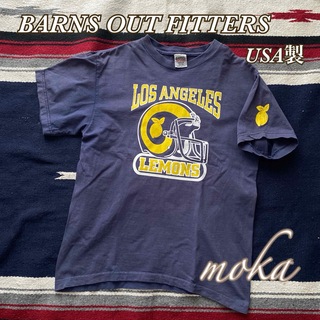 BARNS OUT FITTERS バーンズ プリントTシャツ USA製
