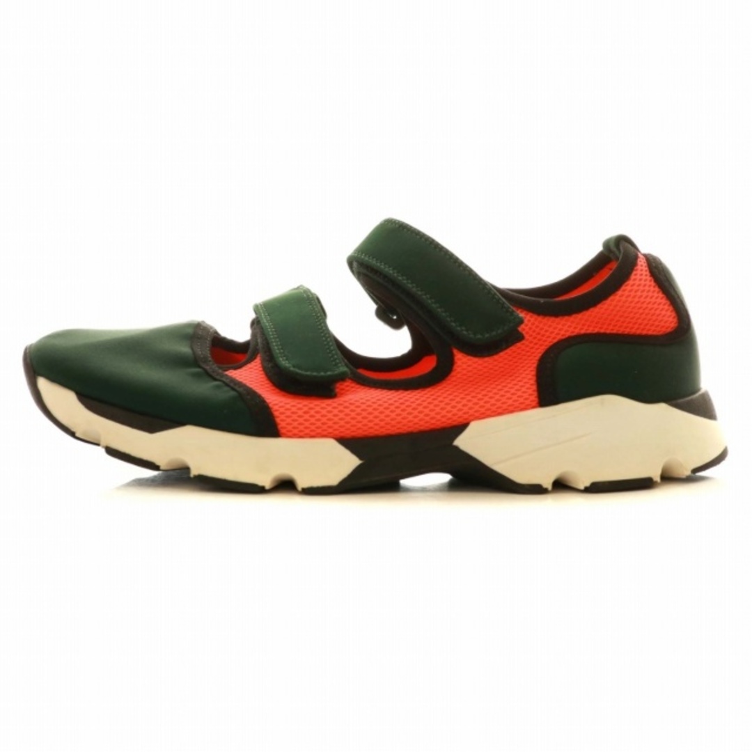 Marni(マルニ)のマルニ セルバオンドリル スニーカー サンダル ベルクロ 25cm 緑 オレンジ メンズの靴/シューズ(サンダル)の商品写真