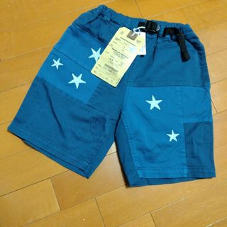 デニムダンガリー(DENIM DUNGAREE)の【新品タグ付き】デニムダンガリー☆星刺繍ハーフパンツ  　130(パンツ/スパッツ)