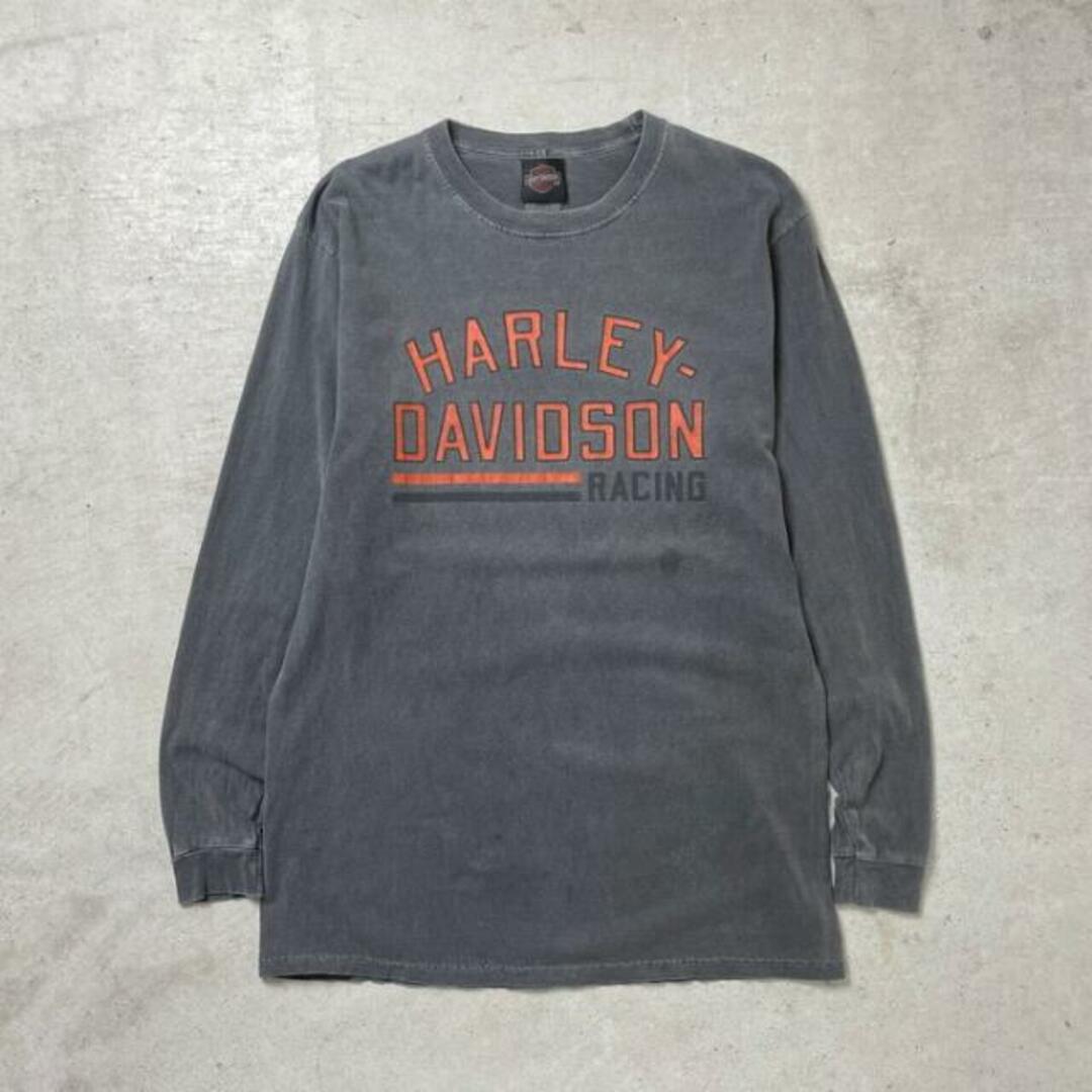 00年代 Harley-Davidson ハーレーダビッドソン ロングTシャツ ロンT メンズM メンズのトップス(Tシャツ/カットソー(七分/長袖))の商品写真