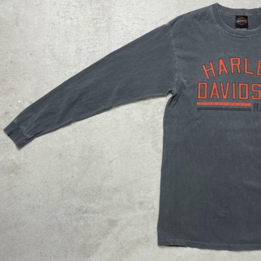 00年代 Harley-Davidson ハーレーダビッドソン ロングTシャツ ロンT メンズM メンズのトップス(Tシャツ/カットソー(七分/長袖))の商品写真