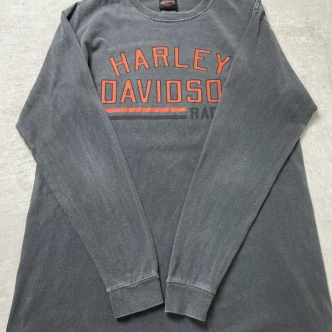 00年代 Harley-Davidson ハーレーダビッドソン ロングTシャツ ロンT メンズM メンズのトップス(Tシャツ/カットソー(七分/長袖))の商品写真