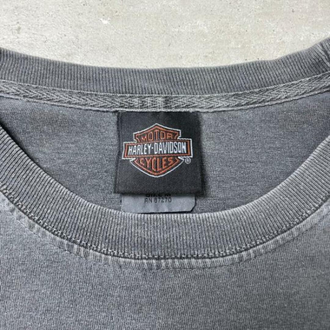 00年代 Harley-Davidson ハーレーダビッドソン ロングTシャツ ロンT メンズM メンズのトップス(Tシャツ/カットソー(七分/長袖))の商品写真