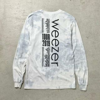 WEEZER ウィーザー バンド ロングTシャツ ロンT ツアー タイダイ染め メンズS(Tシャツ/カットソー(七分/長袖))