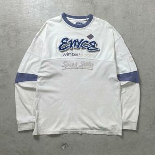 90年代 enyce 厚手 ロングTシャツ ロンT メンズ3XL相当(Tシャツ/カットソー(七分/長袖))