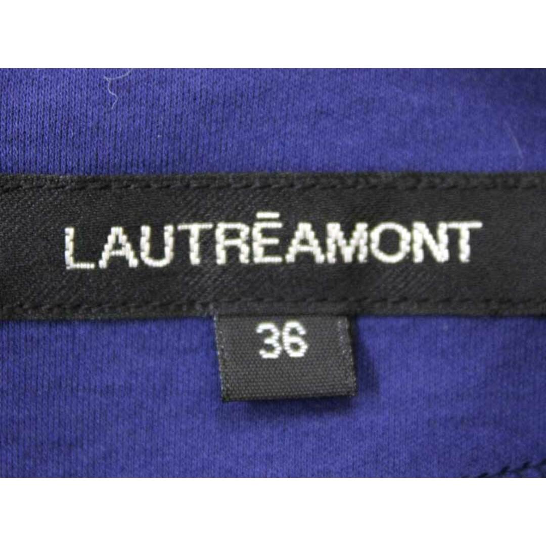 LAUTREAMONT(ロートレアモン)の【夏物 新入荷】‡LAUTREAMONT｜ロートレアモン‡切替カットソー/Tシャツ/七分袖 ブルー/青 レディース 36【中古】夏春 115042 レディースのトップス(Tシャツ(半袖/袖なし))の商品写真