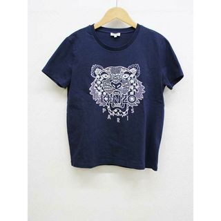 ケンゾー(KENZO)の【夏物 新入荷】‡KENZO/ケンゾー‡Shibori Tiger Skate Tee W/Tシャツ/カットソー/半袖 ネイビー/紺 レディース S【中古】 夏 705042(Tシャツ(半袖/袖なし))