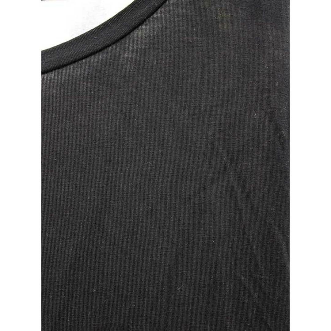 Paul Smith(ポールスミス)の【夏物 新入荷】‡Paul Smith/ポール・スミス‡切替プリントカットソー/Tシャツ/フレンチスリーブ ブラック/黒 レディース M【中古】 夏 705042 レディースのトップス(Tシャツ(半袖/袖なし))の商品写真