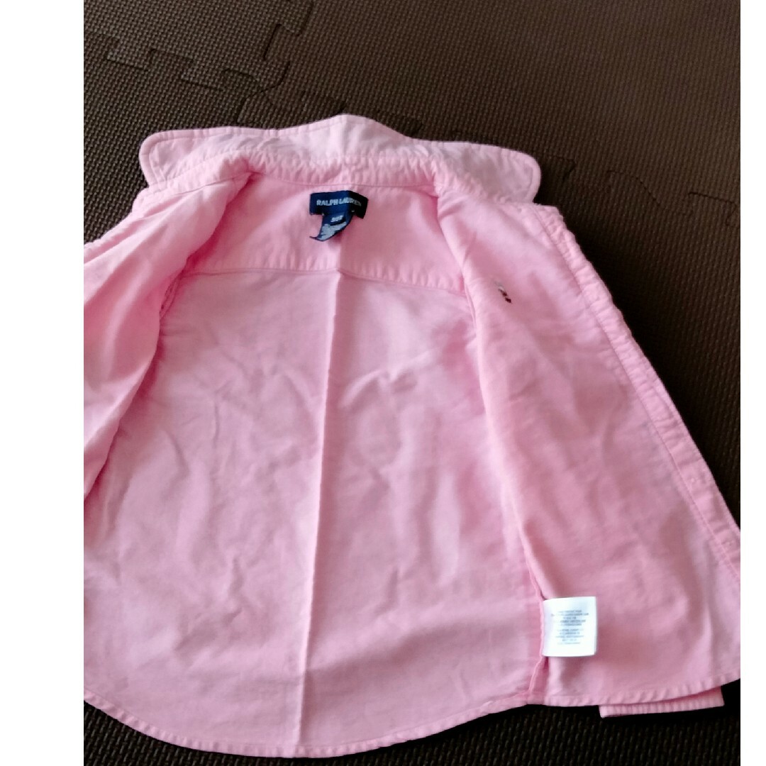 POLO RALPH LAUREN(ポロラルフローレン)のラルフローレン長袖シャツ100 キッズ/ベビー/マタニティのキッズ服女の子用(90cm~)(ブラウス)の商品写真