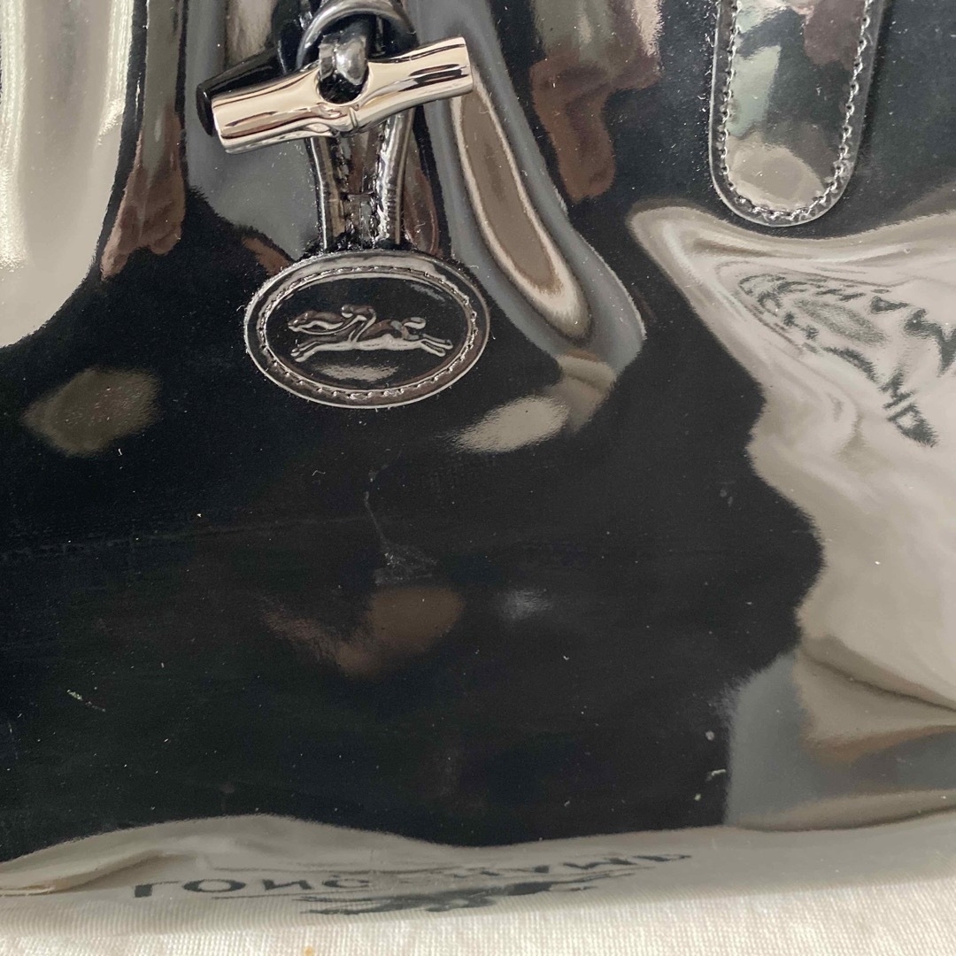 LONGCHAMP(ロンシャン)のロンシャンバッグ　ロゾ　エナメル　フランス製 レディースのバッグ(トートバッグ)の商品写真