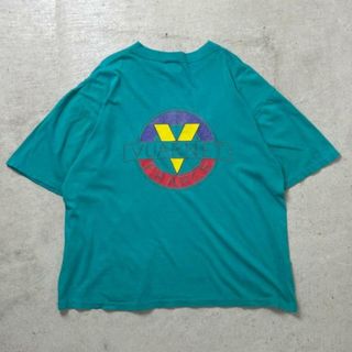 90年代 VUARNET FRANCE プリントTシャツ シングルステッチ メンズM(Tシャツ/カットソー(半袖/袖なし))