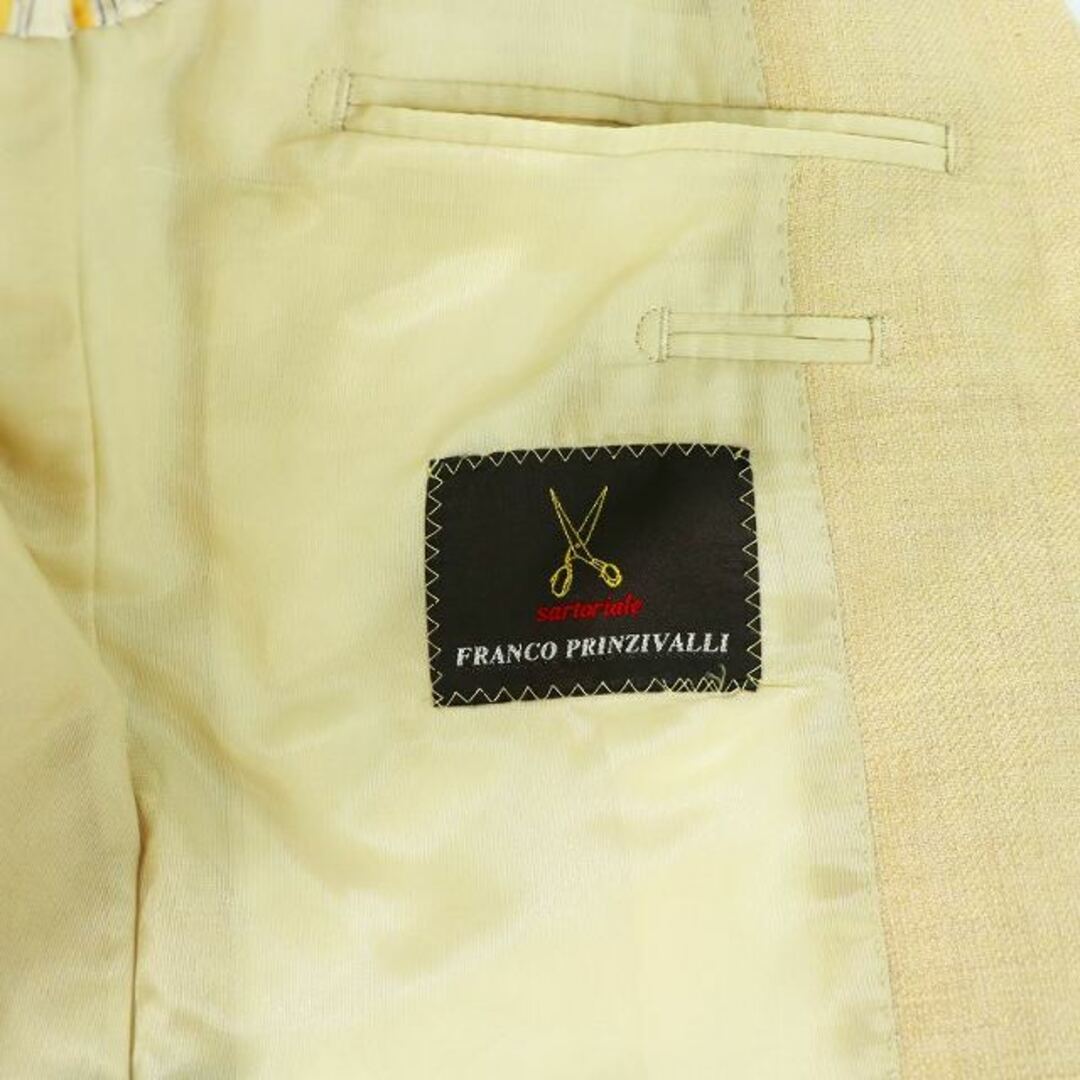 FRANCO PRINZIVALLI(フランコプリンツィバァリー)のFRANCO PRINZIVALLI テーラードジャケット 背抜き 44 S メンズのジャケット/アウター(テーラードジャケット)の商品写真