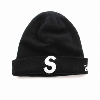 シュプリーム(Supreme)のSUPREME New Era Sロゴビーニー ニット帽 帽子 キャップ 黒(その他)