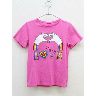 【夏物 新入荷!】▽ステラ マッカートニーキッズ/Stella McCartney kids▽160cm 半袖カットソー/半袖Tシャツ ピンク×マルチカラー【中古】子供服 キッズ kids ジュニア 女の子 夏 tops 805042