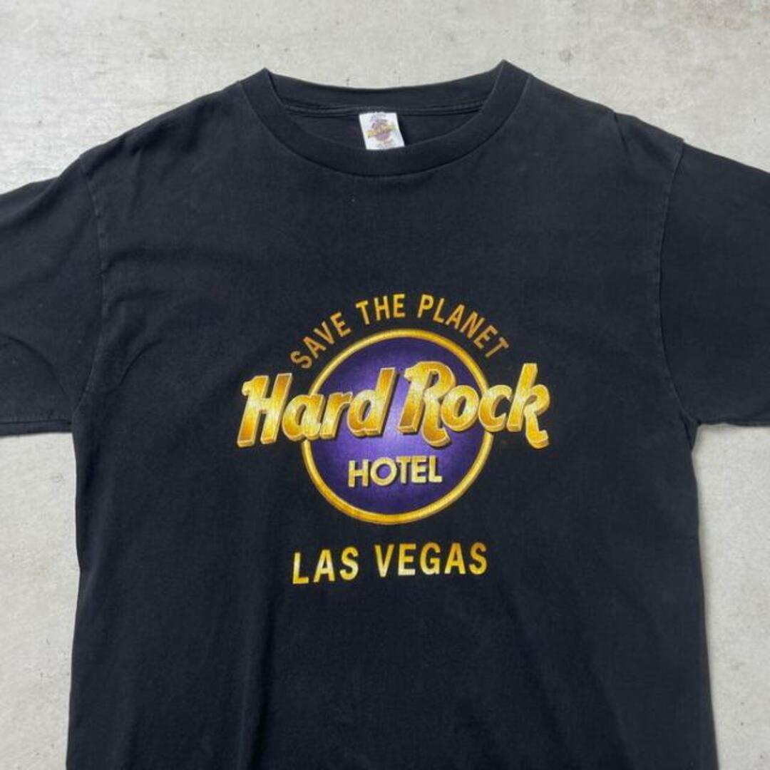 90年代 USA製 HARD ROCK HOTEL LASVEGAS ハードロックホテル プリントTシャツ メンズL メンズのトップス(Tシャツ/カットソー(半袖/袖なし))の商品写真