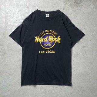 90年代 USA製 HARD ROCK HOTEL LASVEGAS ハードロックホテル プリントTシャツ メンズL(Tシャツ/カットソー(半袖/袖なし))