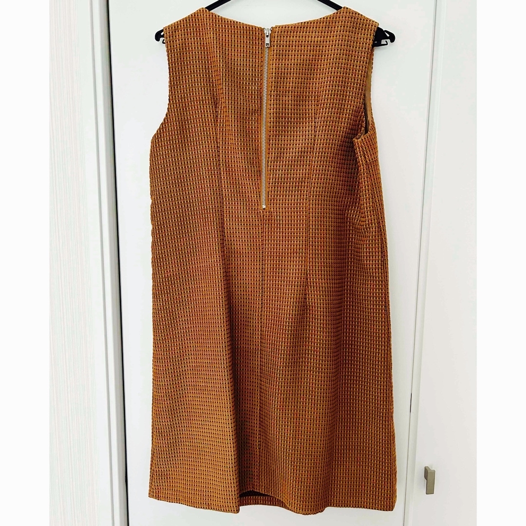⭐︎美品⭐︎ ブラウンドレス レディースのフォーマル/ドレス(ミディアムドレス)の商品写真