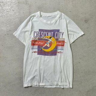 80年代 USA製 マラソン レース Coca-Cola プリントTシャツ メンズS-M相当(Tシャツ/カットソー(半袖/袖なし))