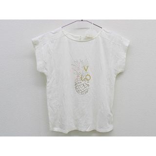 【夏物 新入荷!】新品 未使用品▲クロエ/Chloe▲150cm(12) 半袖Tシャツ/半袖カットソー 白 子供服 キッズ kids ジュニア 女の子 夏 tops 315042