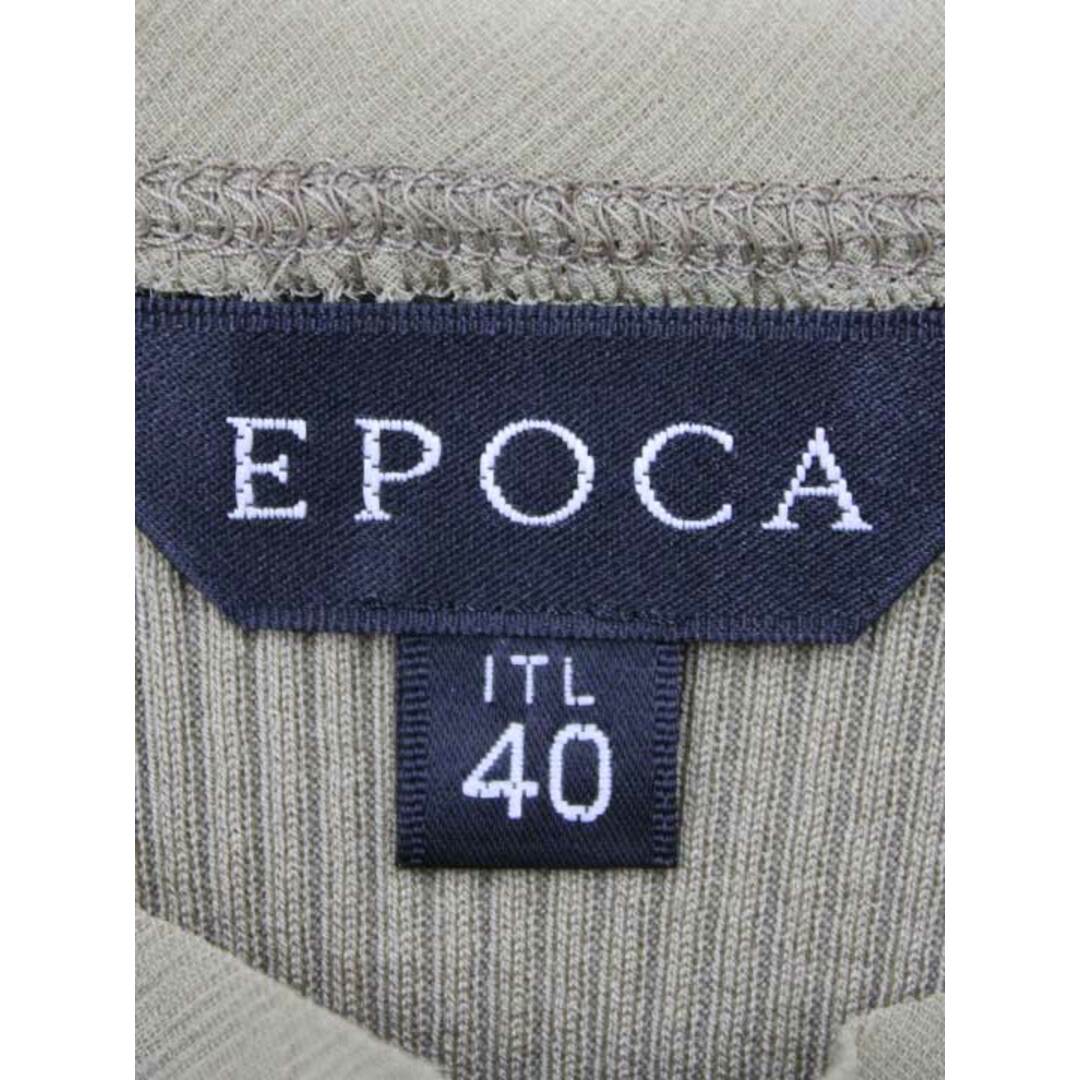 EPOCA(エポカ)の【夏物 新入荷】‡EPOCA/エポカ‡リブタンクトップ/ノースリーブ カーキ レディース  40【中古】夏 115042 レディースのトップス(タンクトップ)の商品写真