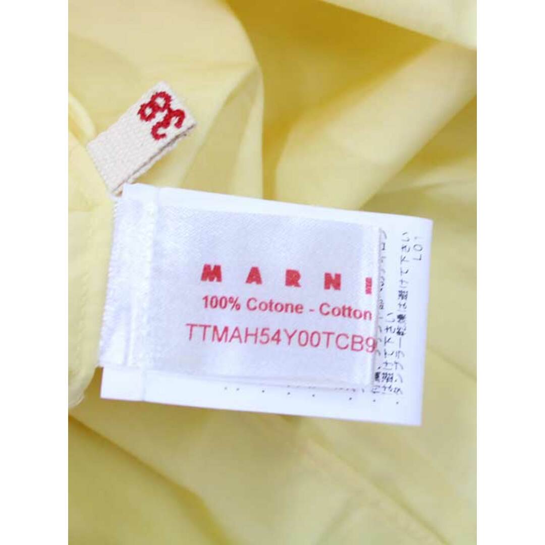 Marni(マルニ)の【夏物 新入荷】★Marni/マルニ★コットンブラウス/おしゃれ/Vネック/かわいい/ブラウス ノースリーブ クリームイエロー/黄色 レディース 38【中古】夏 805042 レディースのトップス(シャツ/ブラウス(半袖/袖なし))の商品写真